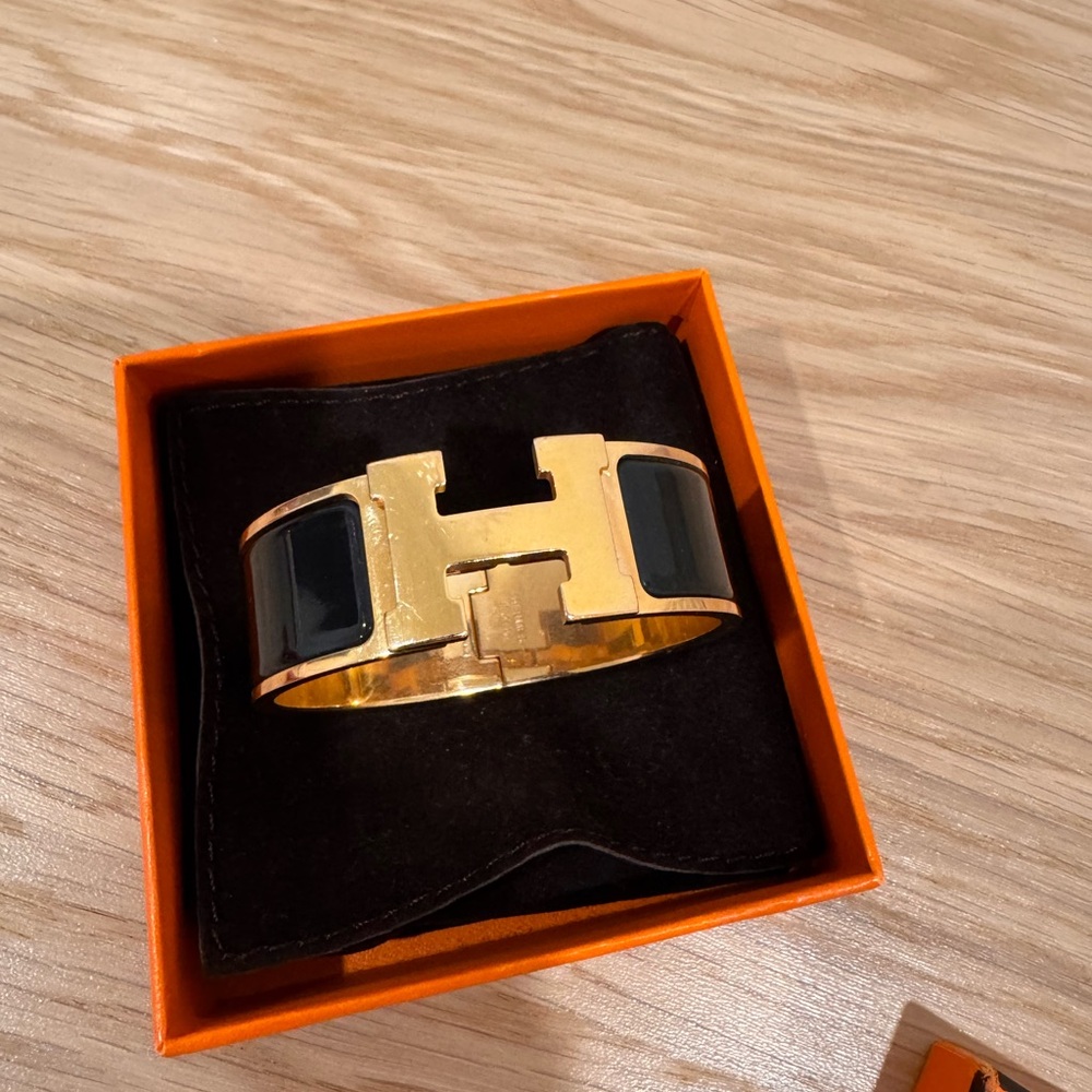 Hermes Large Clic Clac H Bracelet